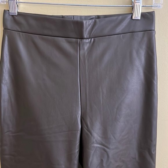 NWT SANCTUARY Carnaby Kick Faux-Leather Crop Pants - Olive - XS - Picture 7 of 11